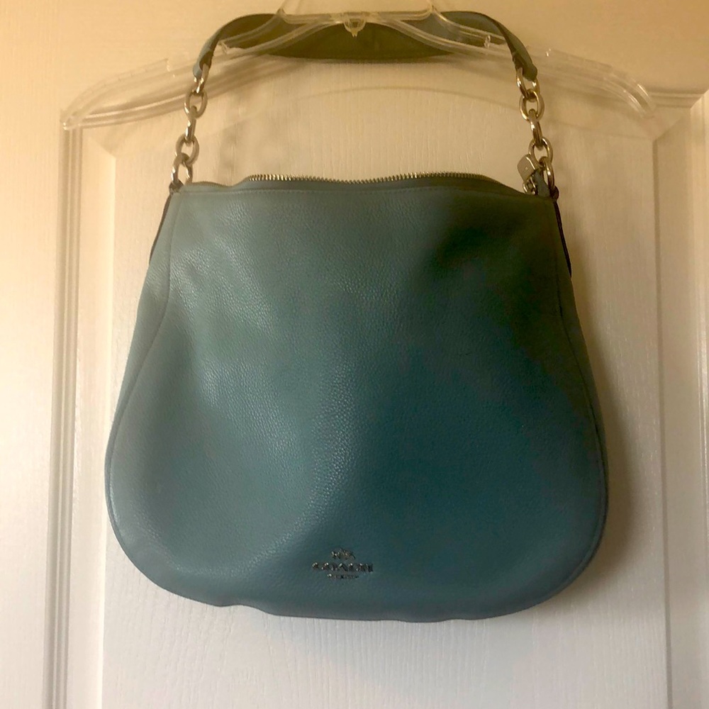 COPY - Coach Pebbled Leather Chelsea Bag with matching smooth Wallet